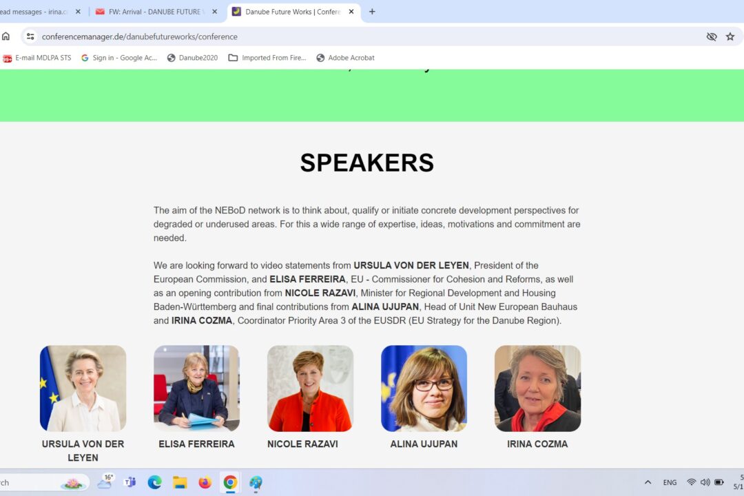 DANUBE FUTURE WORKS – Conference, 12.-14.MAY 2024, HfG-ULM